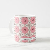 Mug Les obstacles sont une illusion | MOTIF ROSE (Devant gauche)