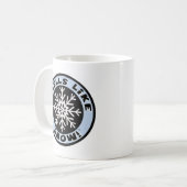 Mug Les odeurs aiment la neige ! (Devant gauche)