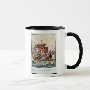 Mug Les offices d'Alfred attaquant le dragon de Viking