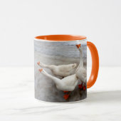 Mug Les oies sont drôles (Devant droit)