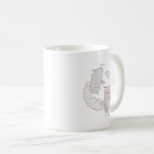 Mug les oiseaux adorent couple mignon accolades d'auto (Devant droit)