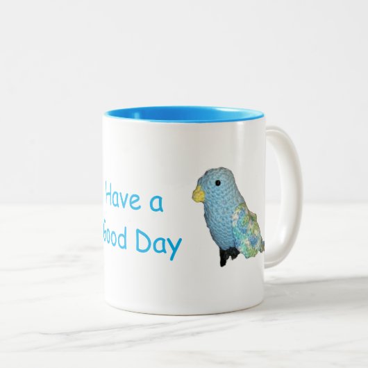 Mug - Les oiseaux bleus ont une bonne journée (Devant droit)