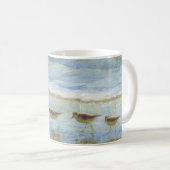 Mug Les oiseaux de rivage, une journée à la plage (Devant droit)