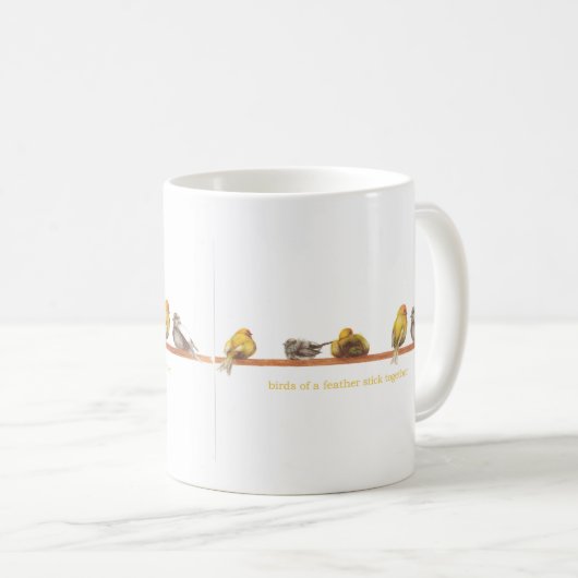 Mug Les oiseaux d'une plume (Devant droit)