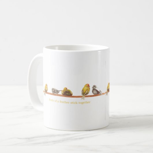 Mug Les oiseaux d'une plume (Devant gauche)