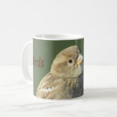Mug Les oiseaux me font sourire Maison Sparrow Nature (Devant gauche)