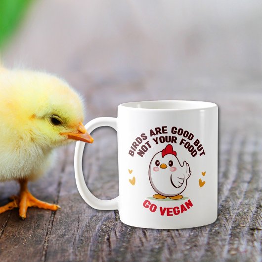 Mug Les oiseaux mignons sont bons mais pas votre nourr