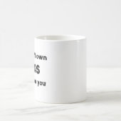 Mug les oiseaux ne sont pas propriétaires (Centre)