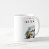 Mug Les oiseaux sont ma chose (Aigle) (Devant droit)