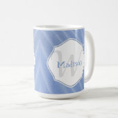 Mug Les ondulations de sable bleu personnalisent la Mu (Devant droit)