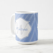 Mug Les ondulations de sable bleu personnalisent la Mu (Devant gauche)