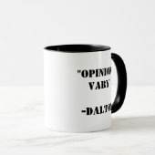 Mug "Les opinions divergent" -Dalton (Devant droit)