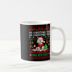 Mug Les ornements d'arbre de Noël sont histoire Sweate