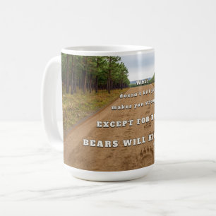 Mug Les ours de SlipperyJoe vous tueront empreintes de