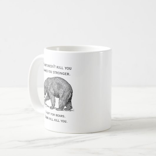 Mug Les Ours Vous Tueront Drôle (Devant gauche)