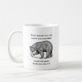 Mug Les ours vous tueront drôlement (Gauche)