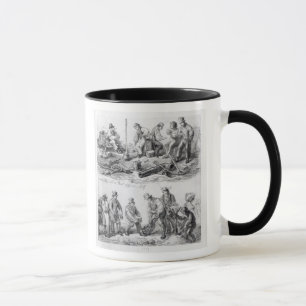 Mug Les ouvriers s'approchent du nouveau bureau de