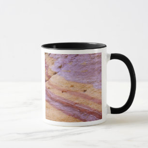Mug Les oxydes de fer colorent une formation de grès