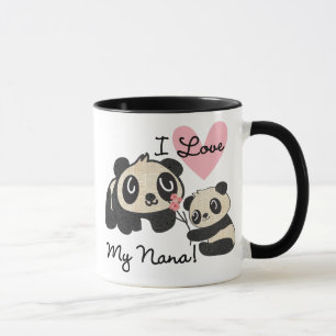 Mug Les pandas I aiment ma Nana