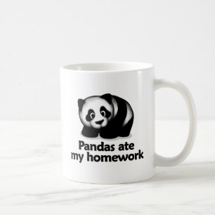 Mug Les pandas ont mangé mon travail