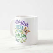 Mug Les papillons apparaissent Angel Citation Inspirat (Devant gauche)