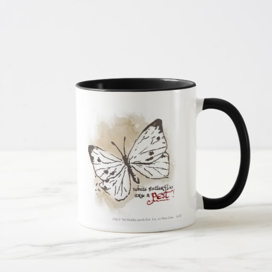 Mug Les papillons blancs sont un animal nuisible (Droite)