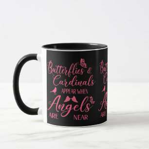 Mug Les papillons et les cardinaux apparaissent quand