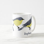 Mug Les Parulines de Kirtland Amateurs d'oiseaux Perso (Devant droit)