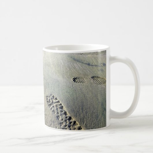 Mug Les pas dans le sable (Droite)