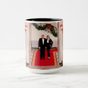 Mug Les pas de Noël Président Donald Trump & Melania