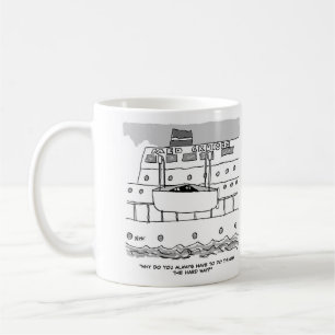 Mug Les passerelles en croisière se cachent dans un ba