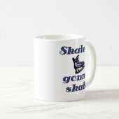 Mug Les patineurs de hockey vont patiner (Devant droit)