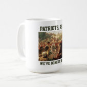Mug Les patriotes résistent aux attaques contre la dém (Devant gauche)