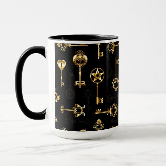 Mug Les Patters de Seamless avec Golden Keys (Gauche)