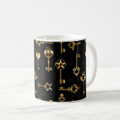 Mug Les Patters de Seamless avec Golden Keys (Devant droit)