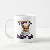 Mug Les pattes et donnent des mercis (Gauche)