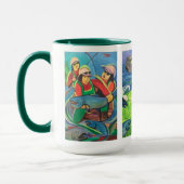 Mug Les peintures abstraites de Percy Avugiak (Gauche)
