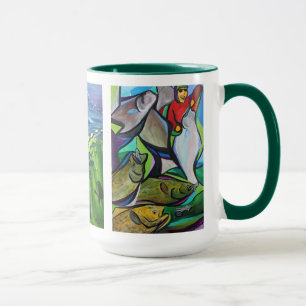 Mug Les peintures abstraites de Percy Avugiak