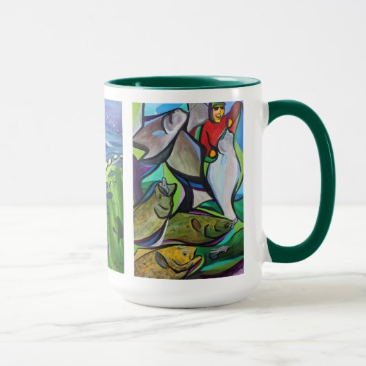 Mug Les peintures abstraites de Percy Avugiak (Droite)
