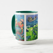 Mug Les peintures abstraites de Percy Avugiak (Devant gauche)