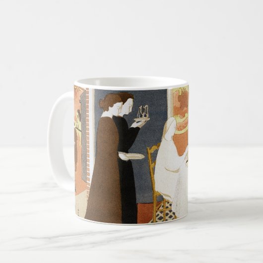 Mug Les pèlerins d'Emmaüs, Maurice Denis (Devant gauche)