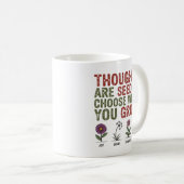 Mug Les pensées sont des semences - Sagesse botanique (Devant droit)