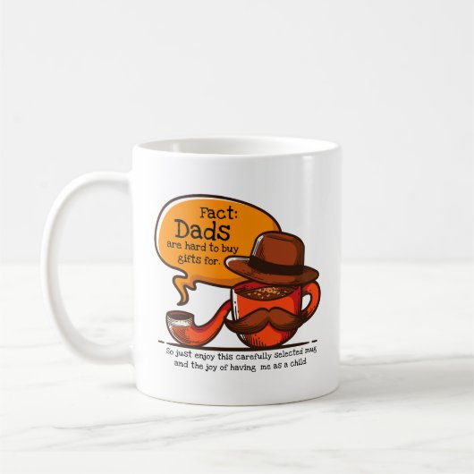Mug Les Pères Ont Du Mal À Acheter Des Cadeaux Pour (Gauche)