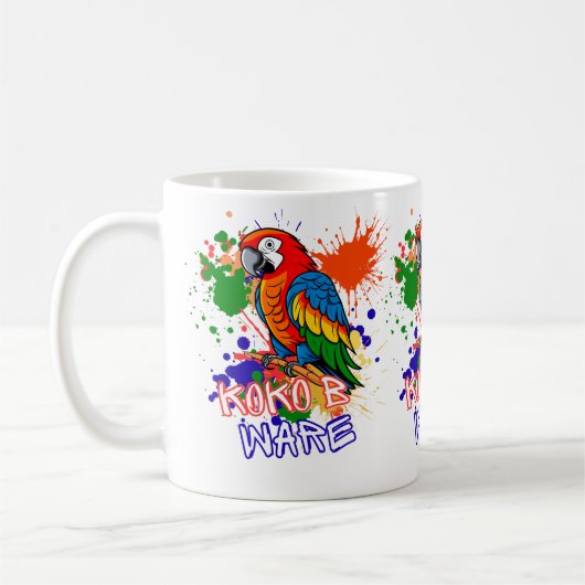 Mug Les perroquets sont colorés (Gauche)