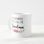 Mug Les personnes préférées m'appellent grand-maman (Devant gauche)