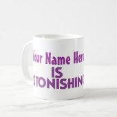 Mug Les petites femmes ont personnalisé ÉTONNER ! (Devant gauche)