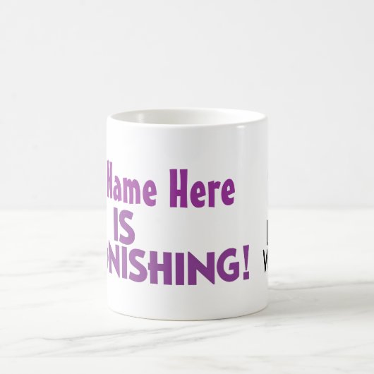 Mug Les petites femmes ont personnalisé ÉTONNER ! (Centre)