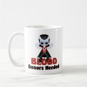 Mug Les petits donneurs de sang de vampire ont besoin  (Gauche)
