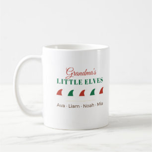 Mug Les Petits Elfes de Mamie Personnalisés avec les N