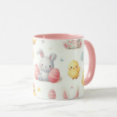 Mug Les Petits Poussins & Lapins (Devant droit)